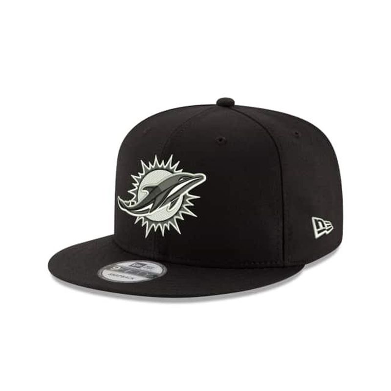 NFL Miami Dolphins 9Fifty Snapback (LQC3380) - Black New Era Caps